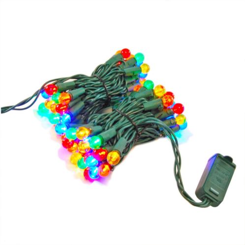 Lumabase Electric String Lights & Multicolor Plastic Globe Lights