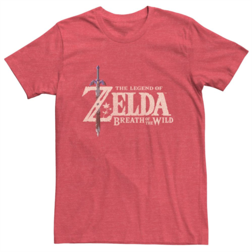 Licensed Character Mens Nintendo Zelda Breath Of The Wild Official Game Logo Tee