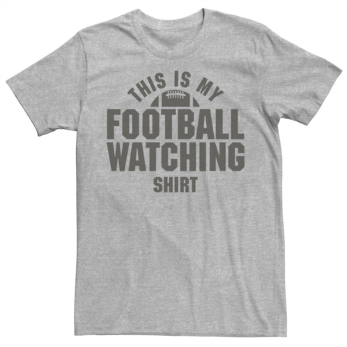Licensed Character Mens This Is My Football Watching Shirt Graphic Tee