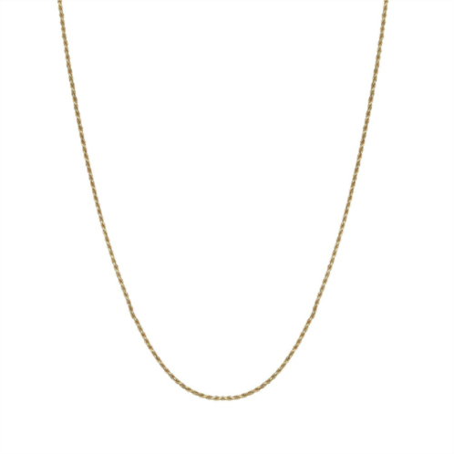 PRIMROSE 18k Gold over Sterling Silver Rope Chain Necklace