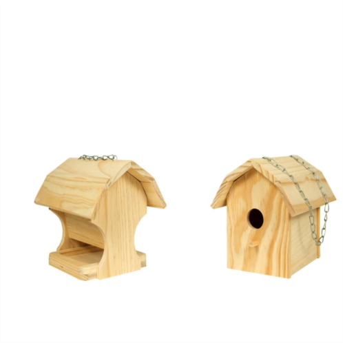 Homeware DYI Combo Kit: Bird Feeder and Bird House