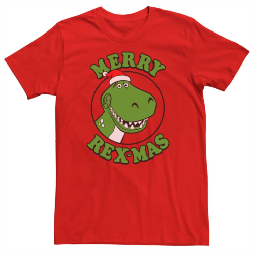 Licensed Character Mens Disney / Pixar Toy Story Merry Rex-Mas Tee