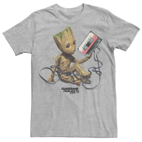 Licensed Character Mens Marvel Guardians of The Galaxy Groot Tape Tee