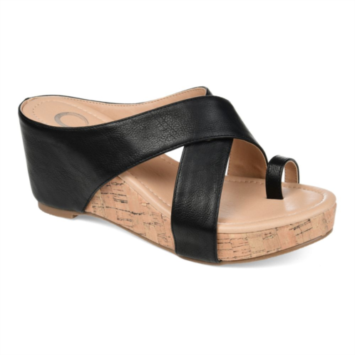 Journee Collection Rayna Womens Wedge Sandals