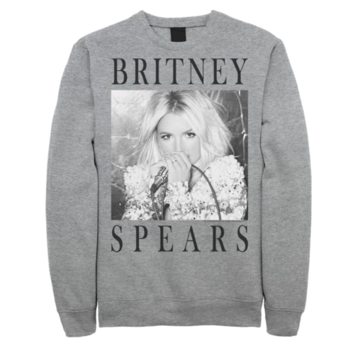 Licensed Character Mens Britney Spears Portrait Panel Sweatshirt