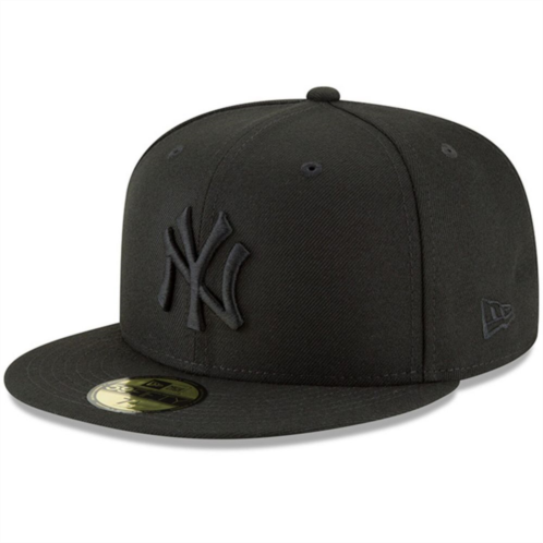 Mens New Era Black New York Yankees Primary Logo Basic 59FIFTY Fitted Hat