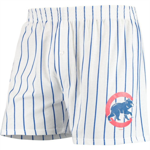 Unbranded Mens Concepts Sport White Chicago Cubs Vigor Boxer Shorts