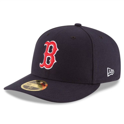 Mens New Era Navy Boston Red Sox Authentic Collection On Field Low Profile Game 59FIFTY Fitted Hat