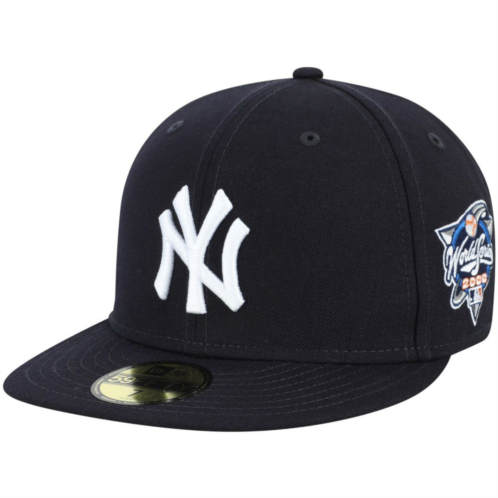 Mens New Era Navy New York Yankees 2000 World Series Wool 59FIFTY Team Fitted Hat