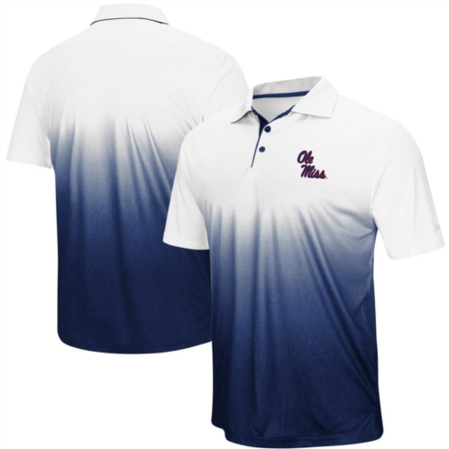 Mens Colosseum Navy Ole Miss Rebels Magic Team Logo Polo