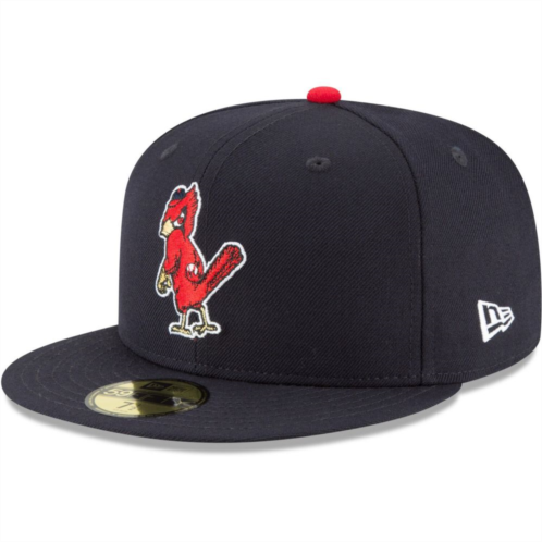 Mens New Era Navy St. Louis Cardinals Cooperstown Collection Wool 59FIFTY Fitted Hat