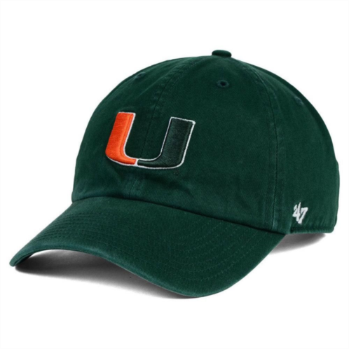 Unbranded Miami Hurricanes 47 Clean Up Adjustable Hat - Green
