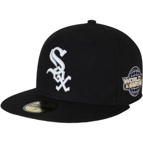 Mens New Era Black Chicago White Sox 2005 World Series Wool 59FIFTY Fitted Hat