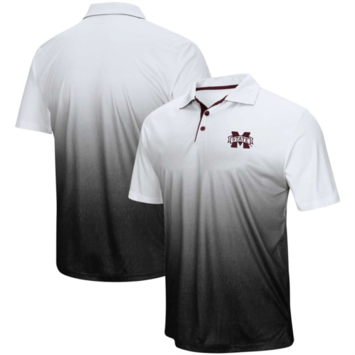 Mens Colosseum Gray Mississippi State Bulldogs Magic Team Logo Polo