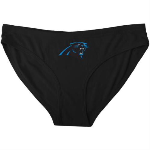 Unbranded Womens Concepts Sport Black Carolina Panthers Solid Logo Panties
