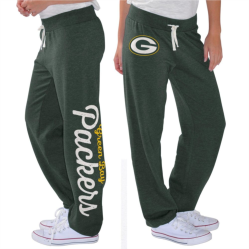 Womens G-III 4Her by Carl Banks Green Green Bay Packers Scrimmage Fleece Pants