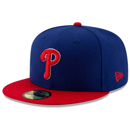 New Era x Staple Mens New Era Royal/Red Philadelphia Phillies Alternate Authentic Collection On-Field 59FIFTY Fitted Hat