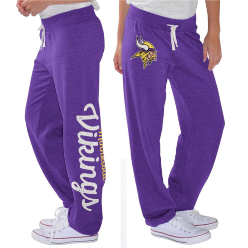 Womens G-III 4Her by Carl Banks Purple Minnesota Vikings Scrimmage Fleece Pants