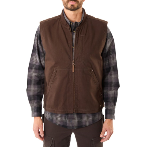 Mens Smiths Workwear Sherpa-Lined Duck Canvas Work Vest
