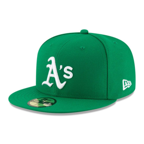 Mens New Era Green Oakland Athletics Alt Authentic Collection On-Field 59FIFTY Fitted Hat