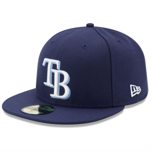 New Era x Staple Mens New Era Navy Tampa Bay Rays Game Authentic Collection On-Field 59FIFTY Fitted Hat