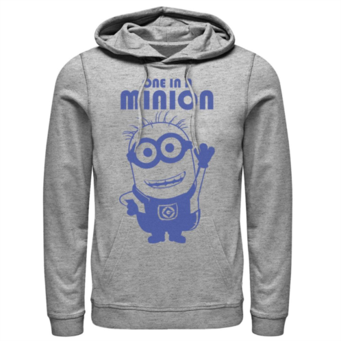 Licensed Character Mens Despicable Me Minions Blue Bob Waving Hoodie
