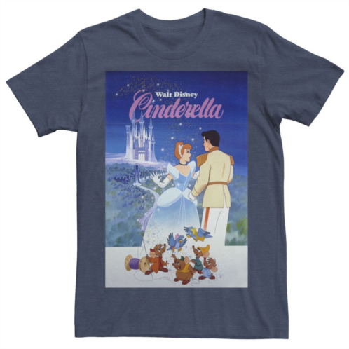 Mens Disney Cinderella Retro Poster Tee