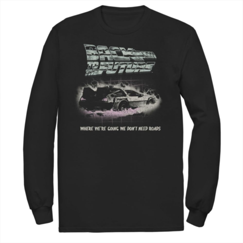 Licensed Character Mens Back To The Future We Dont Need Roads Tee