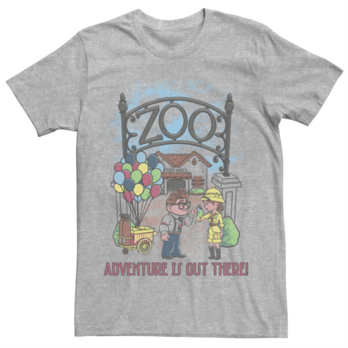 Mens Disney / Pixar Up Carl & Ellie at the Zoo Tee