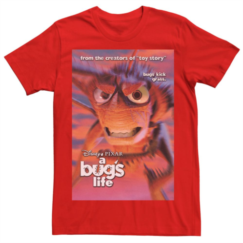 Mens Disney / Pixar A Bugs Life Hopper Bugs Kick Grass Poster Tee