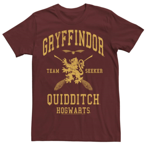 Harry Potter Mens Deathly Hallows Gryffindor Team Seeker Jersey Tee