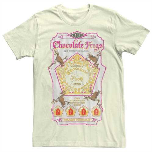 Harry Potter Mens Deathly Hallows Chocolate Frogs Vintage Logo Tee