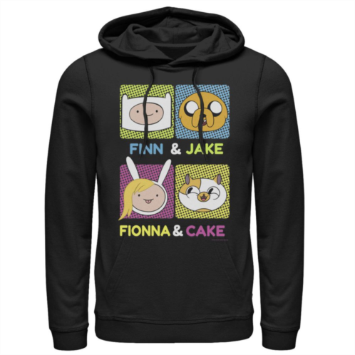 Licensed Character Mens Cartoon Network Adventure Time Finn & Jake Fionna & Cake Hoodie