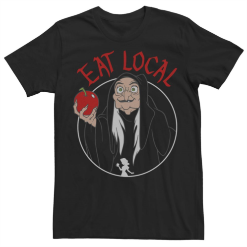 Mens Disneys Snow White Wicked Witch Eat Local Portrait Tee
