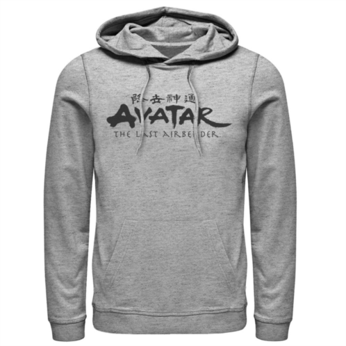 Licensed Character Mens Avatar The Last Airbender Painted Show Ideograph Logo Hoodie