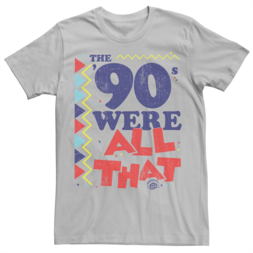 Mens Nickelodeon All That The Nineties Were Retro Poster Graphic Tee