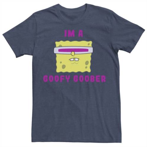 Mens Nickelodeon SpongeBob SquarePants Im A Goofy Goober Portrait Graphic Tee