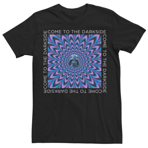 Mens Star Wars Darth Vader Trippy Come to the Darkside Tee