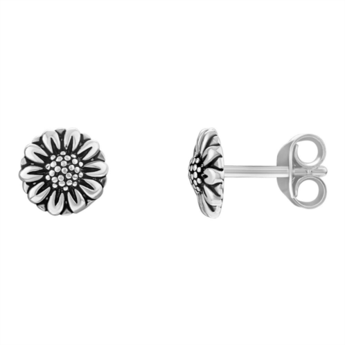 PRIMROSE Sterling Silver Flower Stud Earrings
