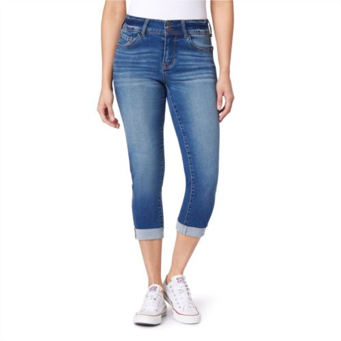 Juniors WallFlower Insta Soft Ultra Mid-Rise Cropped Jeans