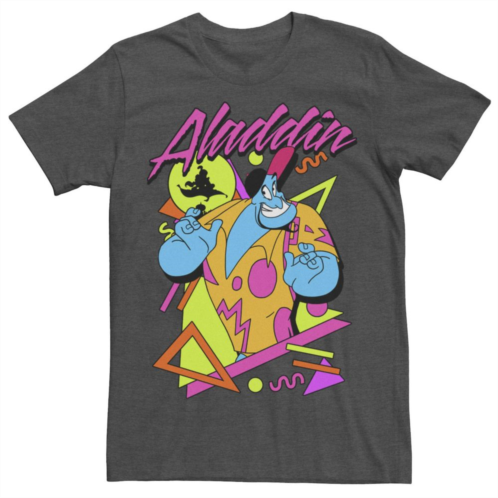 Mens Disneys Aladdin Genie In A Shirt Retro Abstract Tee