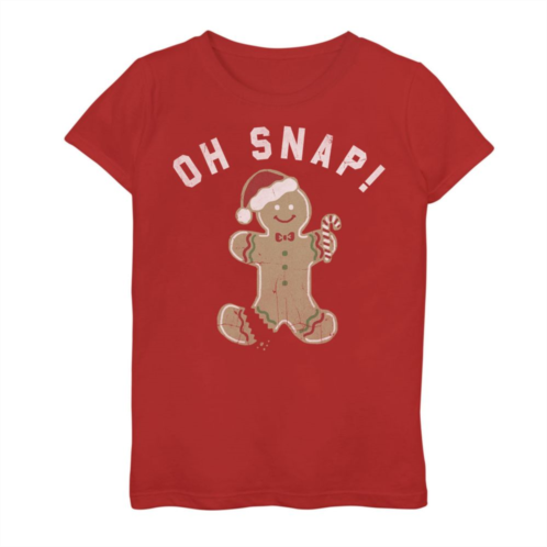Unbranded Girls 7-16 Oh Snap Gingerbread Graphic Tee