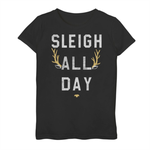 Unbranded Girls 7-16 Sleigh All Day Holiday Graphic Tee