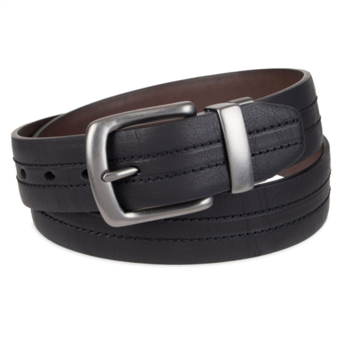 Mens Columbia Reversible Stretch Casual Leather Belt
