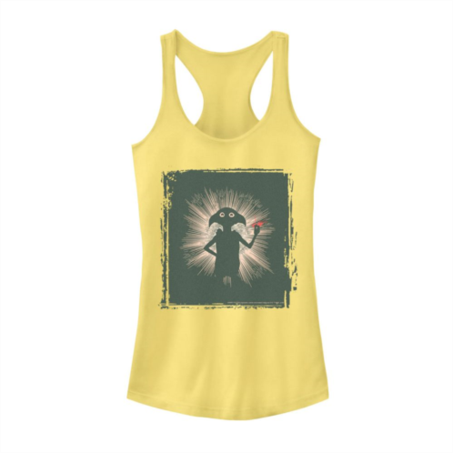 Juniors Harry Potter Dobby Magical Snap Silhouette Tank Top