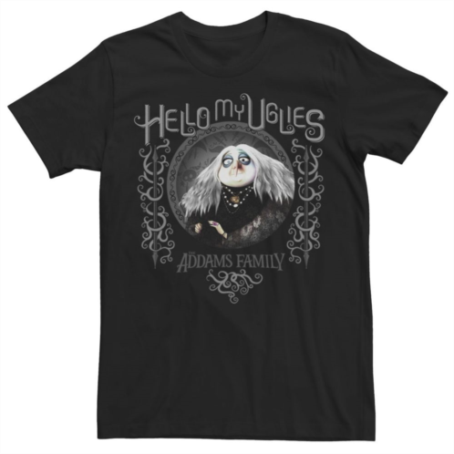 Licensed Character Mens The Addams Family Grandmama Hello My Uglies Graphic Tee