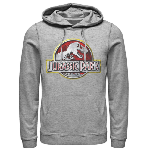 Mens Jurassic Park Chrome Logo Hoodie