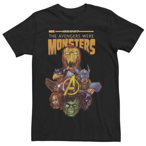 Mens Marvel What If The Avengers Were Monsters Graphic Tee