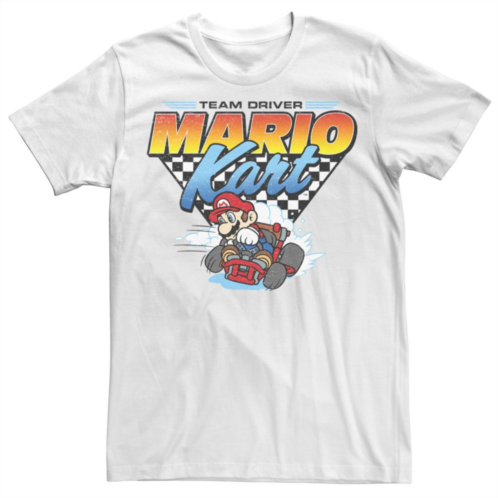 Licensed Character Mens Nintendo Team Driver Graphic Tee