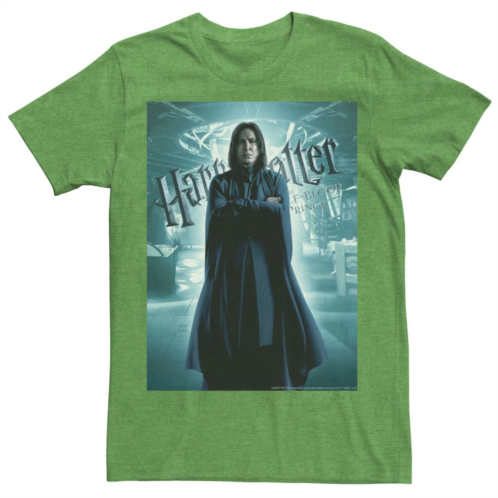 Mens Harry Potter Half-Blood Prince Snape Character Poster Graphic Tee